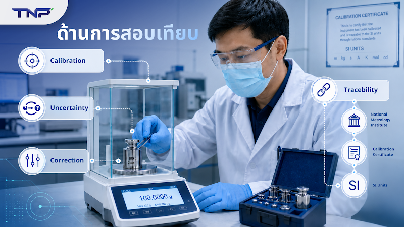 ด้านการสอบเทียบตามมาตรฐาน ISO 17025