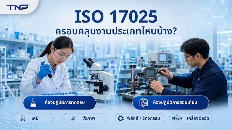 ISO 17025 ครอบคลุมงานประเภทไหนบ้าง?