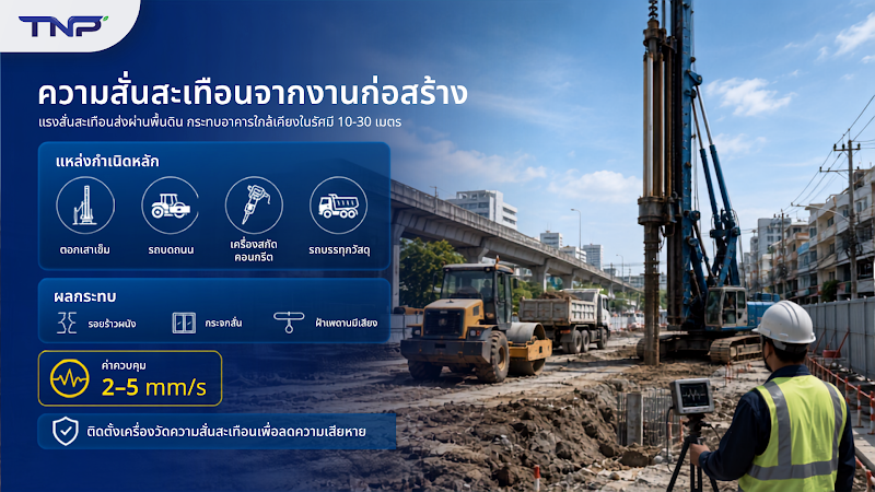 ความสั่นสะเทือนจากงานก่อสร้าง